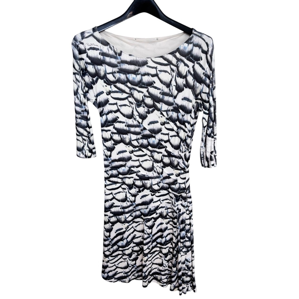 Roberto Cavalli Pre-Fall 2009 Runway Printed Dress IT 42 Luxury Designer